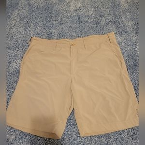 Eddie Bauer Flexion Casual Shorts Tan Mens Size 40